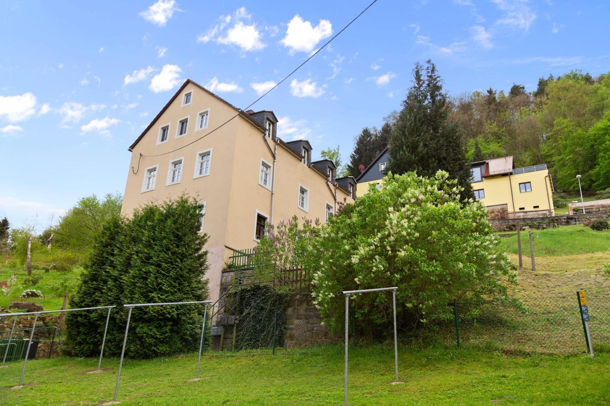 Stilvolles Apartment Mit Festungsblick Im Zentrum Кенігштайн-ан-дер-Ельбе Екстер'єр фото