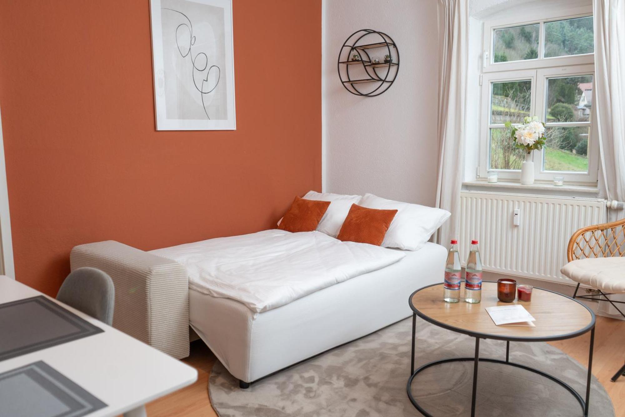 Stilvolles Apartment Mit Festungsblick Im Zentrum Кенігштайн-ан-дер-Ельбе Екстер'єр фото